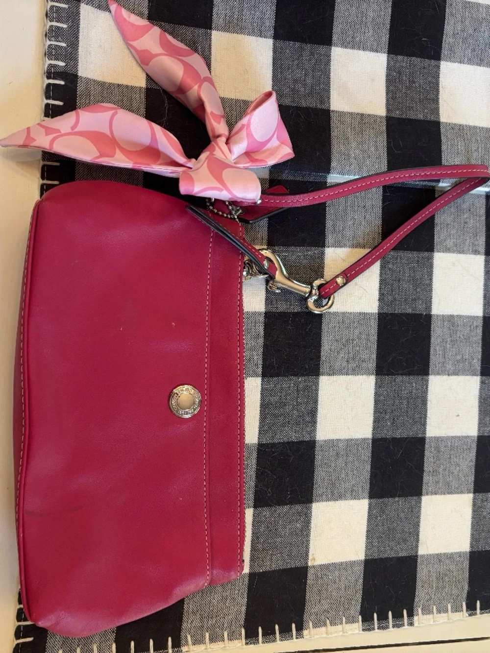 Vintage Coach Wristlet